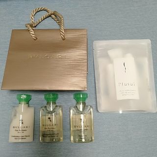 ブルガリ(BVLGARI)の新品未使用ブルガリ　アメニティセット　プラスイ　スキンケアアメニティセット(シャンプー/コンディショナーセット)