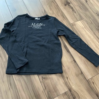 アルジー(ALGY)のALGY トップス　黒　150(Tシャツ/カットソー)