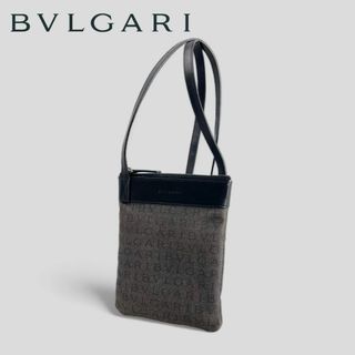 ■BVLGARI ブルガリ■ ロゴマニア キャンバスショルダー ポシェット