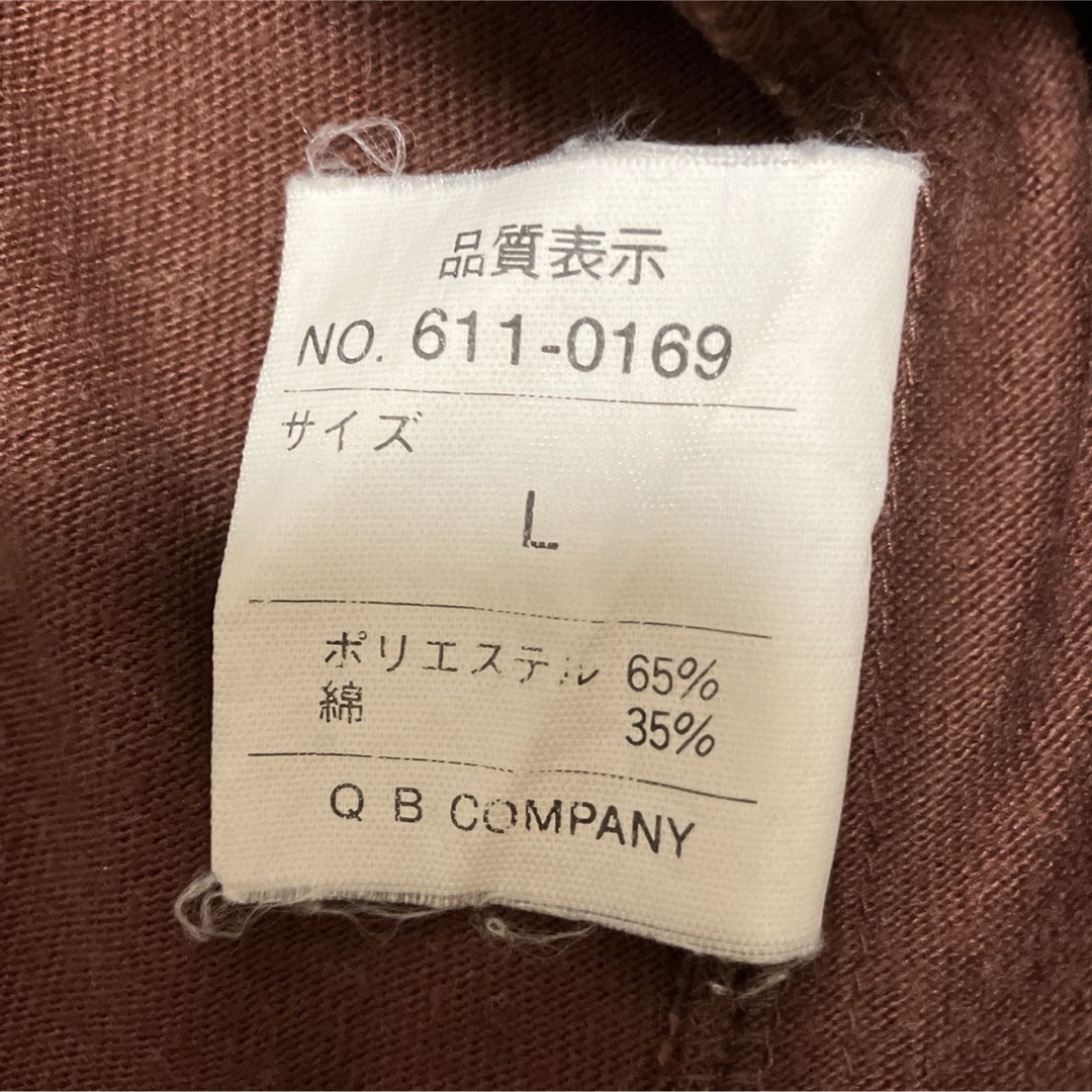 Tシャツ　ブラウン×ブルー×ホワイト レディースのトップス(Tシャツ(半袖/袖なし))の商品写真