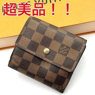 ルイヴィトン(LOUIS VUITTON)のルイヴィトン ダミエ ポルトモネ カルトクレディ 折り財布 財布 レディース(財布)