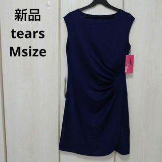 新品☆tears ノースリーブワンピース Mサイズ(ひざ丈ワンピース)