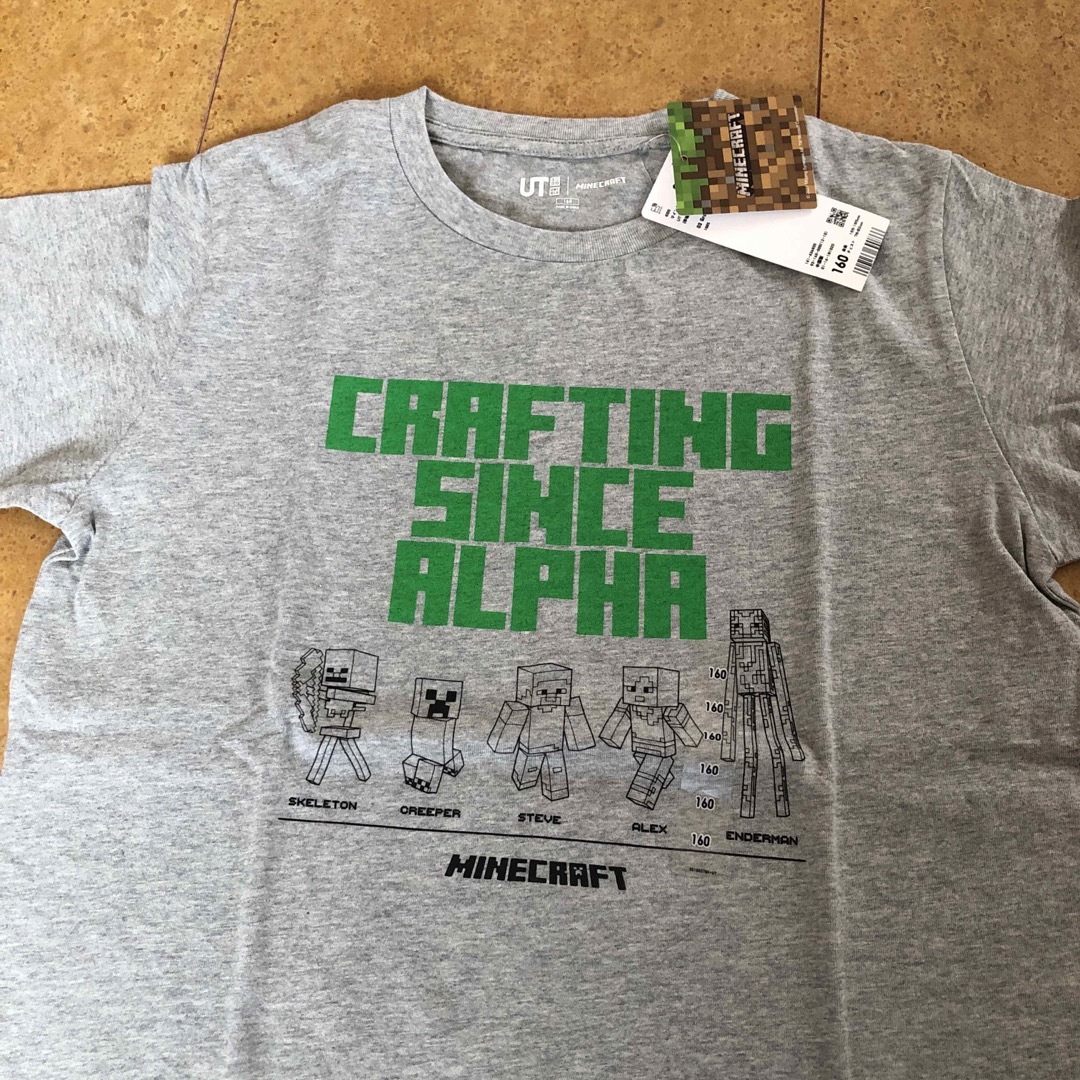 UNIQLO(ユニクロ)のユニクロ　UT2枚  マインクラフト　レア② キッズ/ベビー/マタニティのキッズ服男の子用(90cm~)(Tシャツ/カットソー)の商品写真