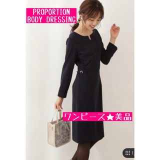 プロポーションボディドレッシング(PROPORTION BODY DRESSING)のPROPORTION BODY DRESSING★レースドッキングワンピース(ひざ丈ワンピース)