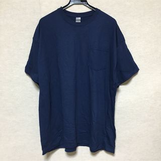 ギルタン(GILDAN)の新品 GILDAN ギルダン 半袖Tシャツ ポケット付き ネイビー 紺 2XL(Tシャツ/カットソー(半袖/袖なし))