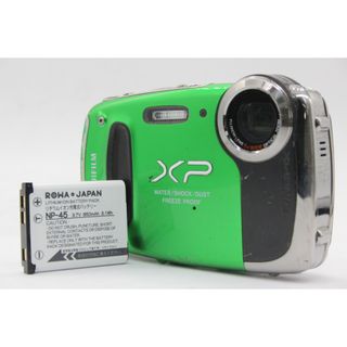 【返品保証】 フジフィルム Fujifilm Finepix XP50 グリーン 5x バッテリー付き コンパクトデジタルカメラ  s9394(コンパクトデジタルカメラ)