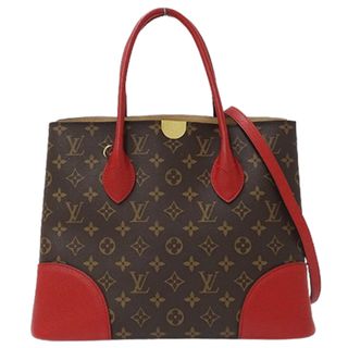 ルイヴィトン(LOUIS VUITTON)のルイ ヴィトン LOUIS VUITTON バッグ モノグラム レディース ブランド ハンドバッグ トートバッグ ショルダーバッグ 2way フランドリン スリーズ M41596 レッド ブラウン おしゃれ 【中古】(ハンドバッグ)