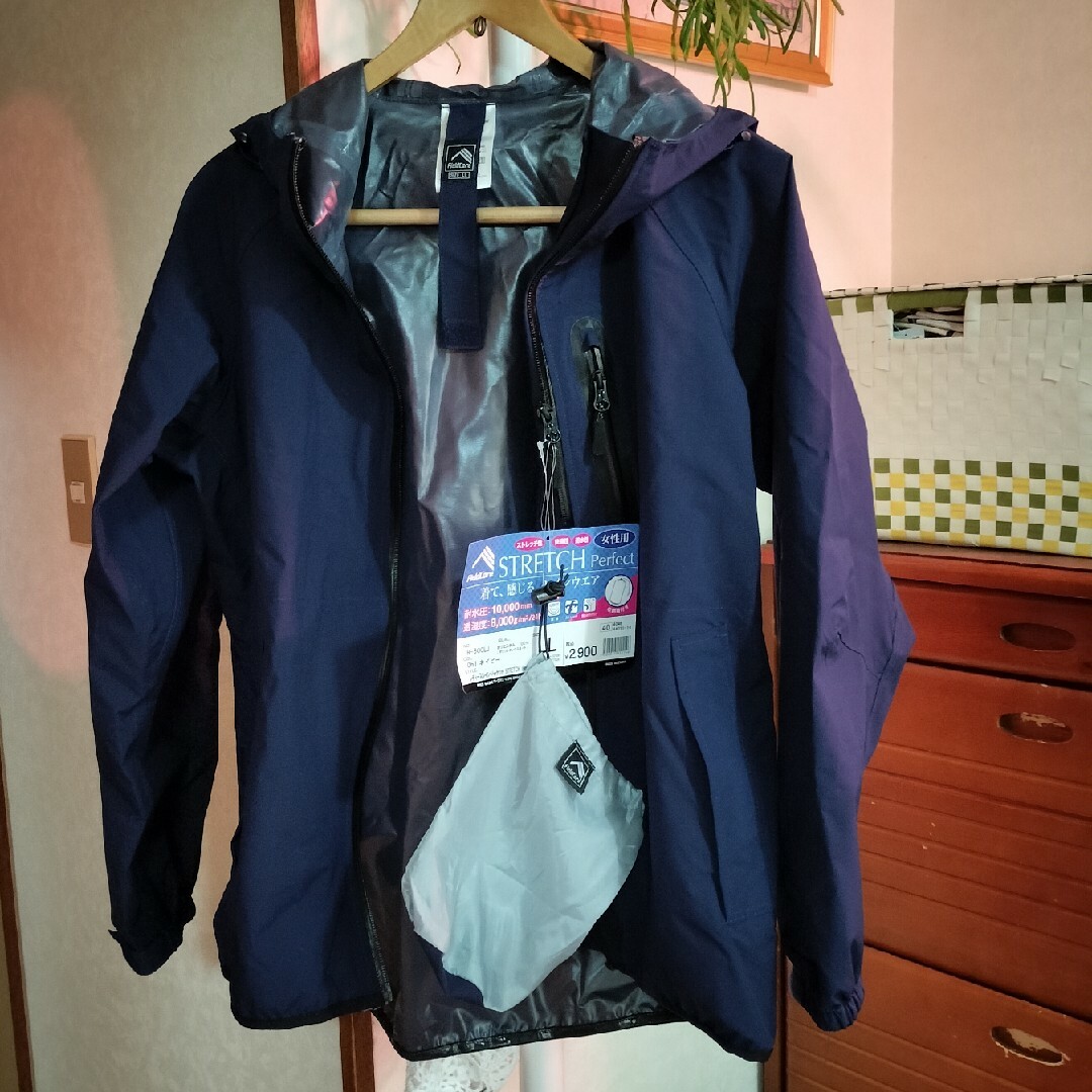 新品　レディース　レインジャケット　LL レディースのジャケット/アウター(その他)の商品写真