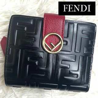 フェンディ(FENDI)の⋟希少品⋞ / フェンディ バイカラーエンボスズッカウォレット 8M0386(財布)