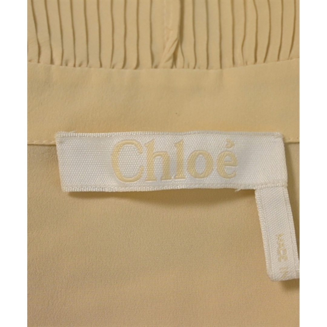 Chloe(クロエ)のChloe クロエ ブラウス 36(S位) ベージュ 【古着】【中古】 レディースのトップス(シャツ/ブラウス(長袖/七分))の商品写真