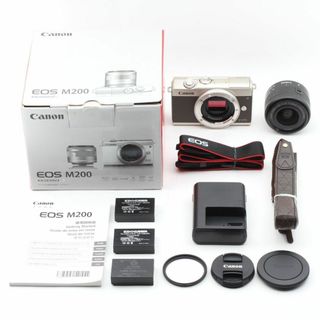 キヤノン(Canon)のcanon キヤノン EOS M200 リミテッドゴールドキット(ミラーレス一眼)