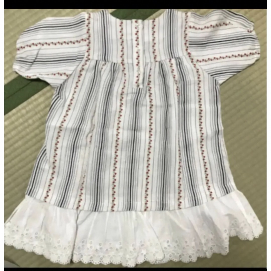 女の子ワンピース/110美品 キッズ/ベビー/マタニティのキッズ服女の子用(90cm~)(ワンピース)の商品写真