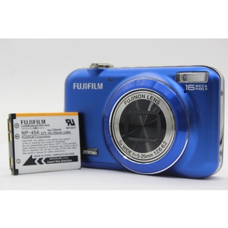 【返品保証】 フジフィルム Fujifilm Finepix JX400 ブルー 5x バッテリー付き コンパクトデジタルカメラ  s9398(コンパクトデジタルカメラ)