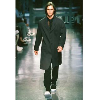 ISSEY MIYAKE MEN - 98ss ISSEY MIYAKE MEN チェスターコート ブラック