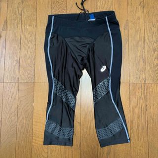 ランニングタイツ　asics 膝下丈 XL