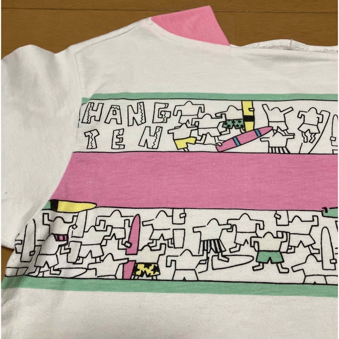 HANG TEN(ハンテン)のTシャツ　ピンク×グリーン　ハンテン レディースのトップス(Tシャツ(半袖/袖なし))の商品写真