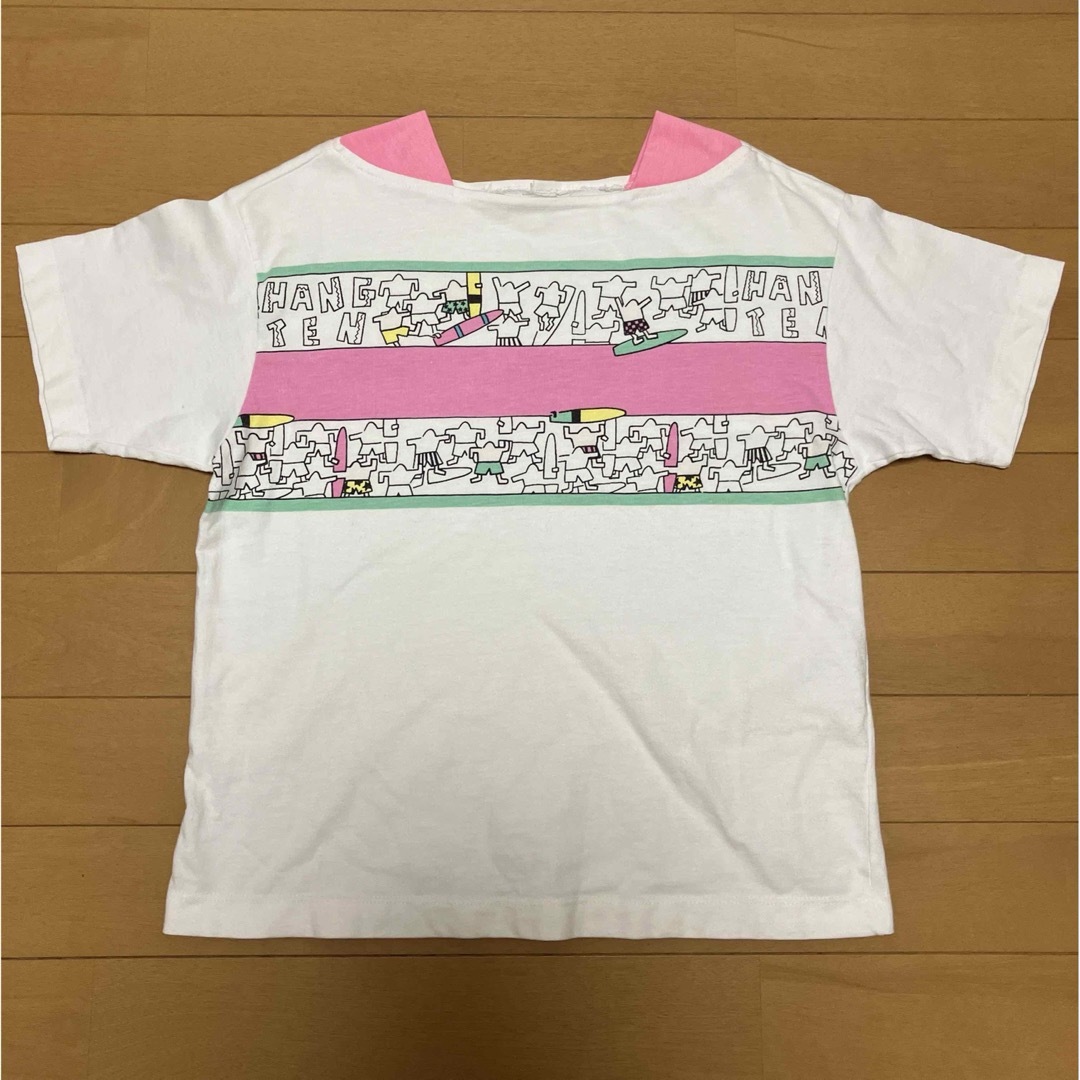 HANG TEN(ハンテン)のTシャツ　ピンク×グリーン　ハンテン レディースのトップス(Tシャツ(半袖/袖なし))の商品写真