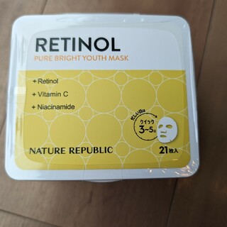 NATURE REPUBLIC - レチノールピュアブライトユースシートマスク / 21枚 (220ml)