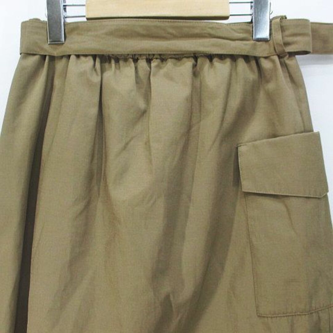 Discoat(ディスコート)のDiscoat ロング丈 フレアスカート スカート M 茶系 ブラウン レディースのスカート(ロングスカート)の商品写真