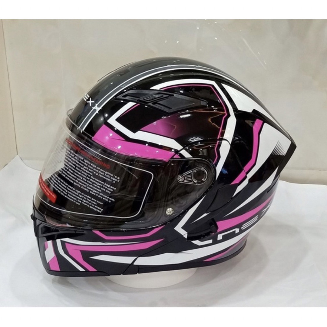 専用出品　ピンクのＭサイズ 自動車/バイクのバイク(ヘルメット/シールド)の商品写真