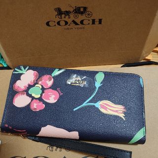 コーチ(COACH)のCOACH　長財布　新品　未使用　花(財布)