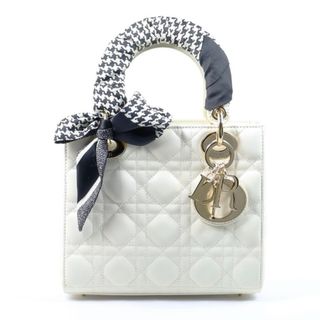 ディオール(Dior)の未使用級　クリスチャンディオール LADY DIOR ミニ バッグ ハンドバッグ(ショルダーバッグ)