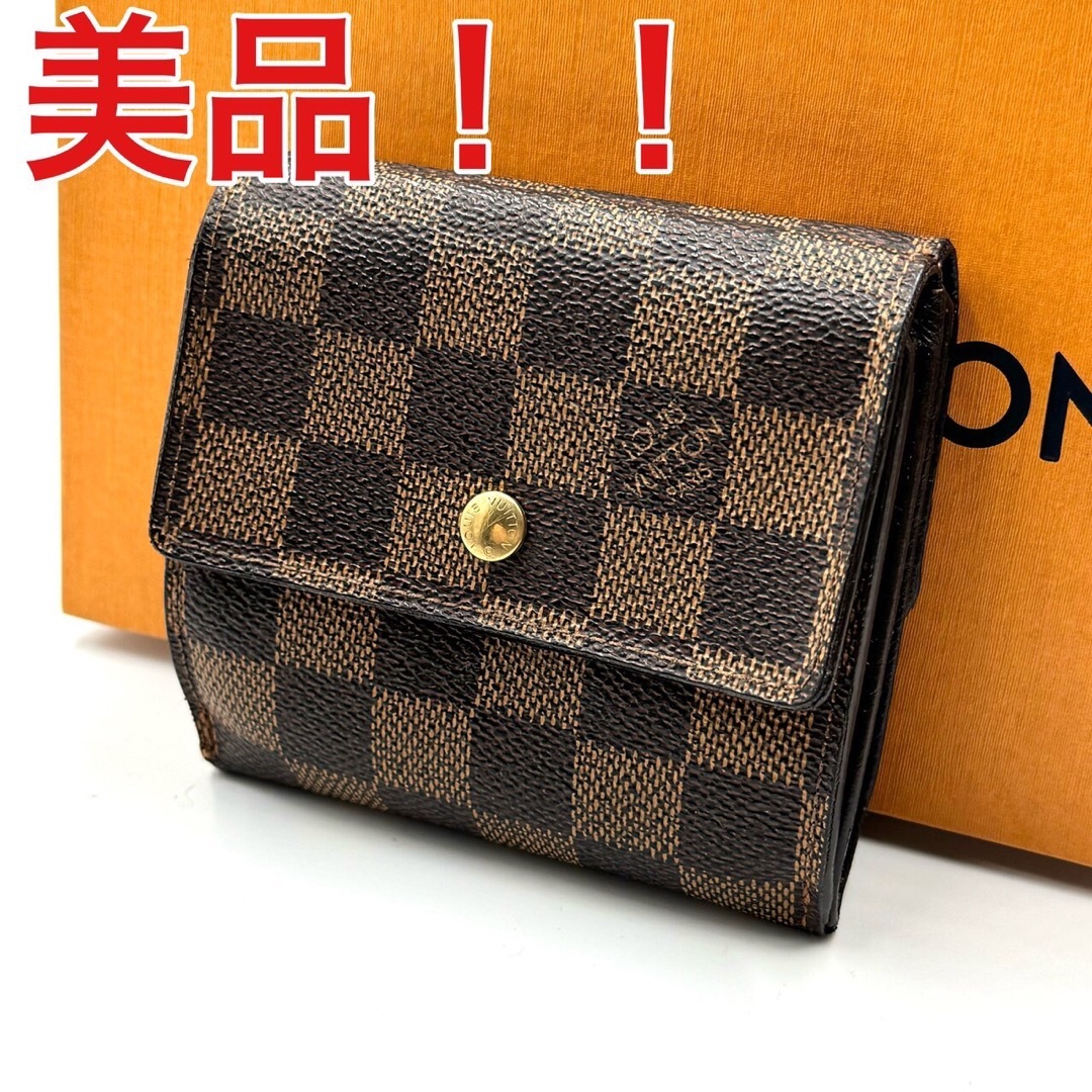 LOUIS VUITTON(ルイヴィトン)のルイヴィトン ダミエ ポルトモネ カルトクレディ 折り財布 財布 レディース 2 レディースのファッション小物(財布)の商品写真