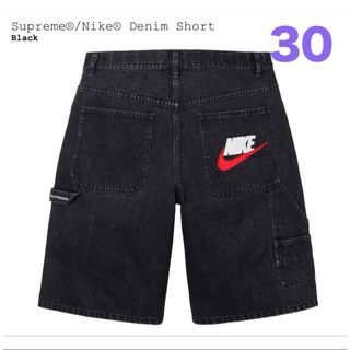 シュプリーム(Supreme)のSupreme Nike denim short   Black   30(デニム/ジーンズ)