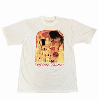 アート Tシャツ クリムト Klimt 接吻 art ビンテージ tシャツ(Tシャツ/カットソー(半袖/袖なし))