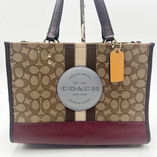 コーチ(COACH)のコーチ COACH ハンドバッグ デンプシー 4113 シグネチャー ストライプ(ハンドバッグ)