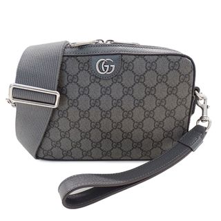 グッチ(Gucci)のグッチ GUCCI バッグ メンズ ブランド ショルダーバッグ セカンドバッグ 2way GGスプリームキャンバス オフィディア GGクロスボディバッグ グレー 699439 斜め掛け 【中古】(ショルダーバッグ)