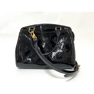 ルイヴィトン(LOUIS VUITTON)のLOUIS VUITTON ルイヴィトン ヴェルニ ブレアPM ハンドバッグ ショルダーバッグ ノワール ブラック ストラップ付き M50600(ハンドバッグ)