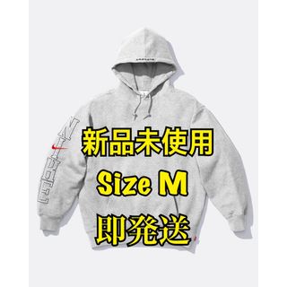 シュプリーム(Supreme)のSupreme x Nike hooded sweatshirt グレーM(パーカー)