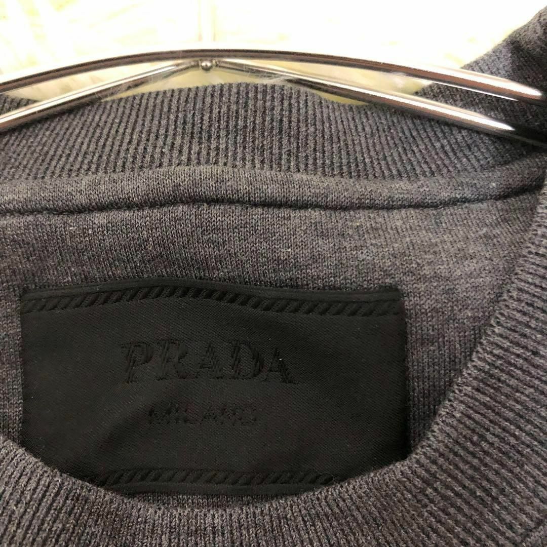 PRADA(プラダ)の美品✨ プラダ　PRADA トレーナー　スウェット　ロゴ　Sサイズ　男女兼用 メンズのトップス(スウェット)の商品写真