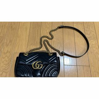 グッチ(Gucci)の【中古】グッチ Gucci 446744 キルティングミニバッグ GGマーモント(ショルダーバッグ)