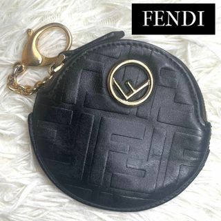 フェンディ(FENDI)の⋟極希少品⋞ / フェンディ エフイズエンボスサークルコインケース 8M0444(コインケース)