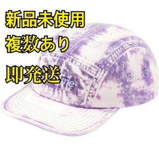 シュプリーム(Supreme)のSupreme bleached box logo camp cap 紫(キャップ)