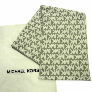 マイケルコース(Michael Kors)の新品■Michael Kors マイケルコース MK総柄 マフラー ニット 小物 レディース(マフラー/ショール)