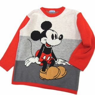 Disney - 美品 ヴィンテージ○ディズニー 90S ミッキーマウス ニット セーター Disneyland Cox Combo YOSHIMURA メンズ 古着