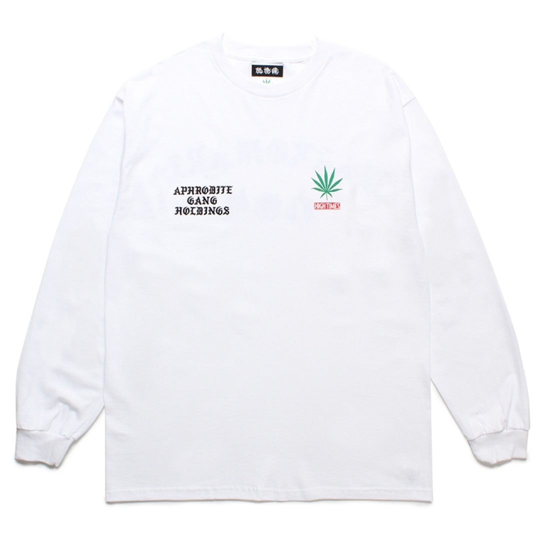 WACKO MARIA - XXLサイズ wackomaria 舐達麻 hightimes ロンT 白 WACKO MARIA - XXLサイズ wackomaria 舐達麻 hightimes ロンT 白