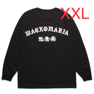 ワコマリア(WACKO MARIA)のXXLサイズ wackomaria 舐達麻 hightimes ロンT 黒(Tシャツ/カットソー(七分/長袖))