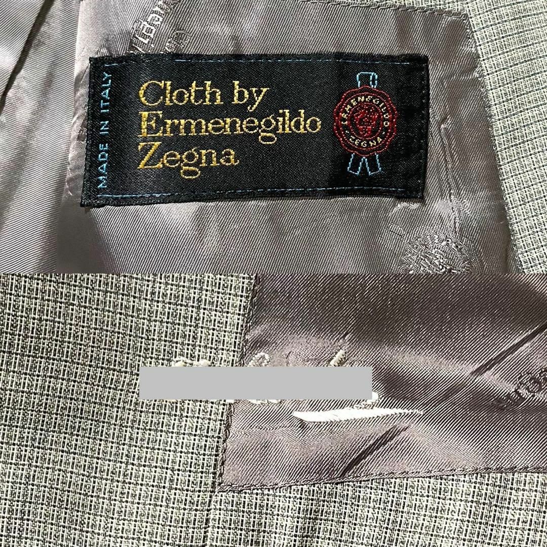 Ermenegildo Zegna(エルメネジルドゼニア)の★極美品 エルメネジルド ゼニア スーツセットアップ ダブル スーパー100 L メンズのスーツ(セットアップ)の商品写真