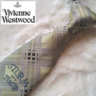 ヴィヴィアンウエストウッド(Vivienne Westwood)のヴィヴィアンウェストウッド ネクタイ チェック柄　シルク100％ イタリア製(ネクタイ)