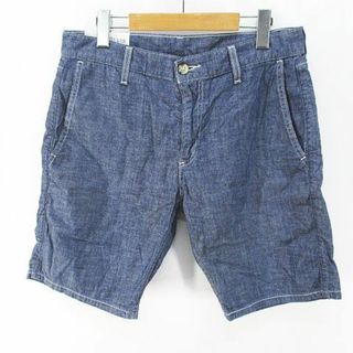 リーバイス(Levi's)のリーバイス 膝上 ショート ハーフパンツ ジップフライ 30 青 デニム調 綿(ショートパンツ)