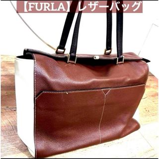 Furla - 【美品】FURLA トートバッグ　A4可能　開閉マグネットタイプ