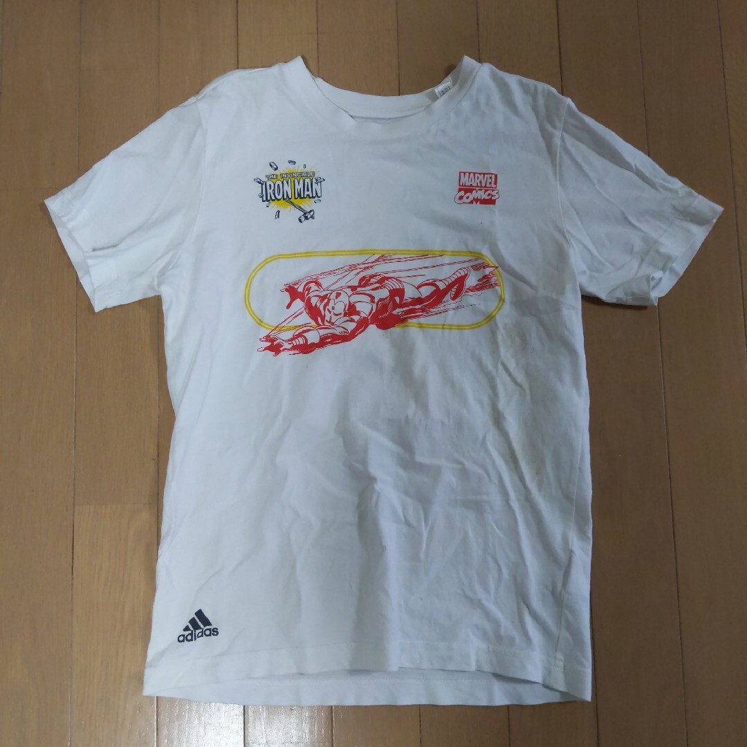 adidas(アディダス)のadidasアディダスTシャツ150サイズ使用品 キッズ/ベビー/マタニティのキッズ服男の子用(90cm~)(Tシャツ/カットソー)の商品写真