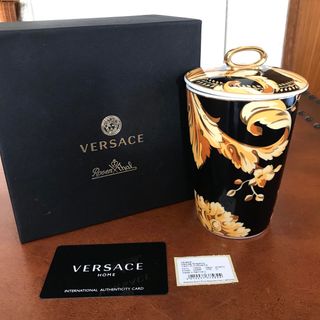 ヴェルサーチ(VERSACE)のヴェルサーチェ VERSACE ×ローゼンタール 蓋付 フレグランス キャンドル(置物)