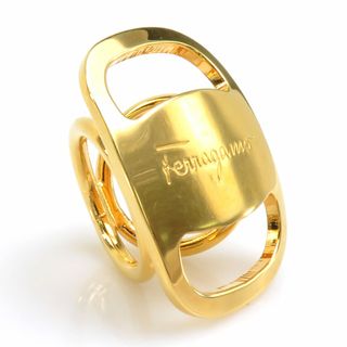 Salvatore Ferragamo - サルヴァトーレフェラガモ Salvatore Ferragamo スカーフリング ヴァラ メタル ゴールド レディース 送料無料【中古】 e58558f