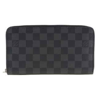 ルイヴィトン(LOUIS VUITTON)の【LOUIS VUITTON】ルイ・ヴィトン ジッピーオーガナイザー N60111 ダミエグラフィットキャンバス CA2079 メンズ 長財布(長財布)