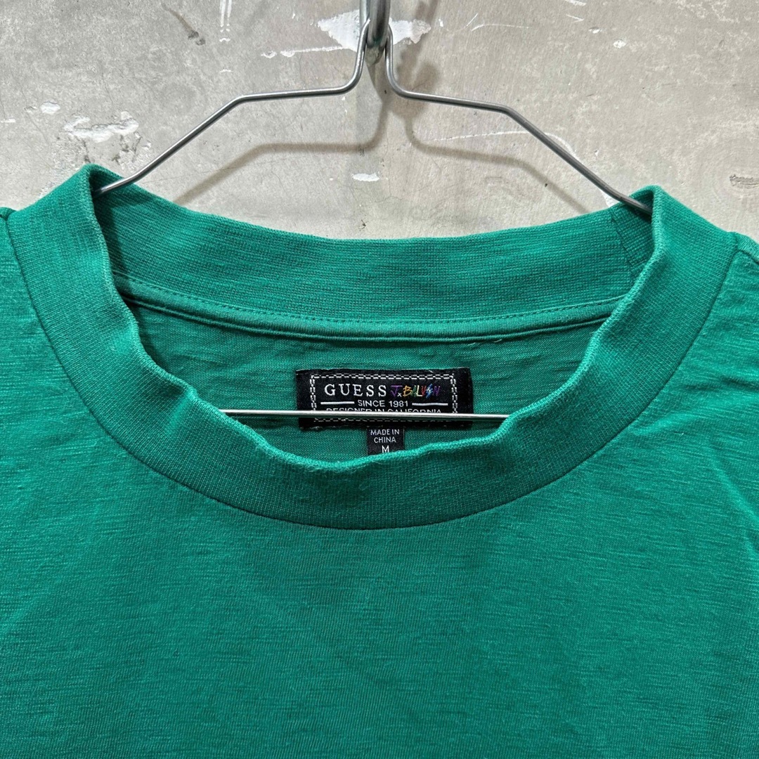 GUESS(ゲス)のGUESS x J.BALVIN ゲス×J.バルヴィン ボーダーTシャツ ラスタ メンズのトップス(Tシャツ/カットソー(半袖/袖なし))の商品写真